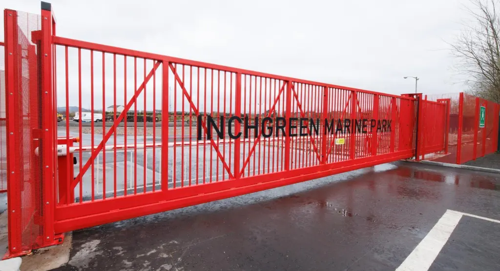 Inchgreen Marine Park gate