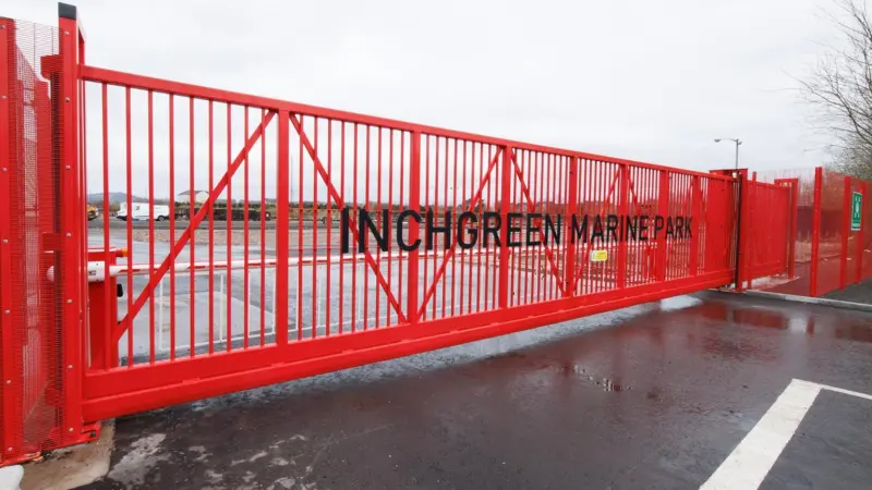 Inchgreen Marine Park gate