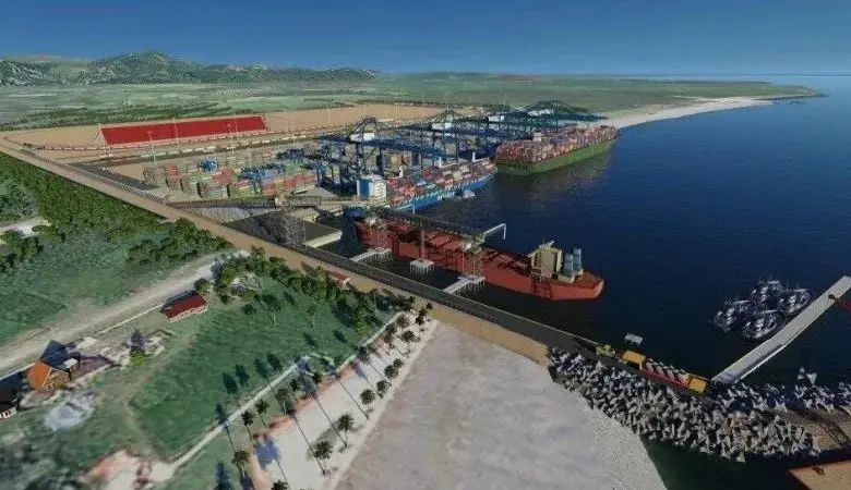 Anaklia Port in Georgia