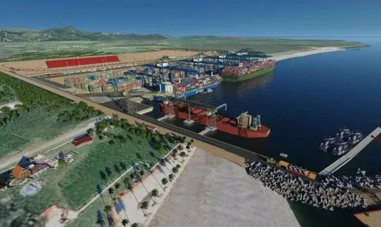 Anaklia Port in Georgia