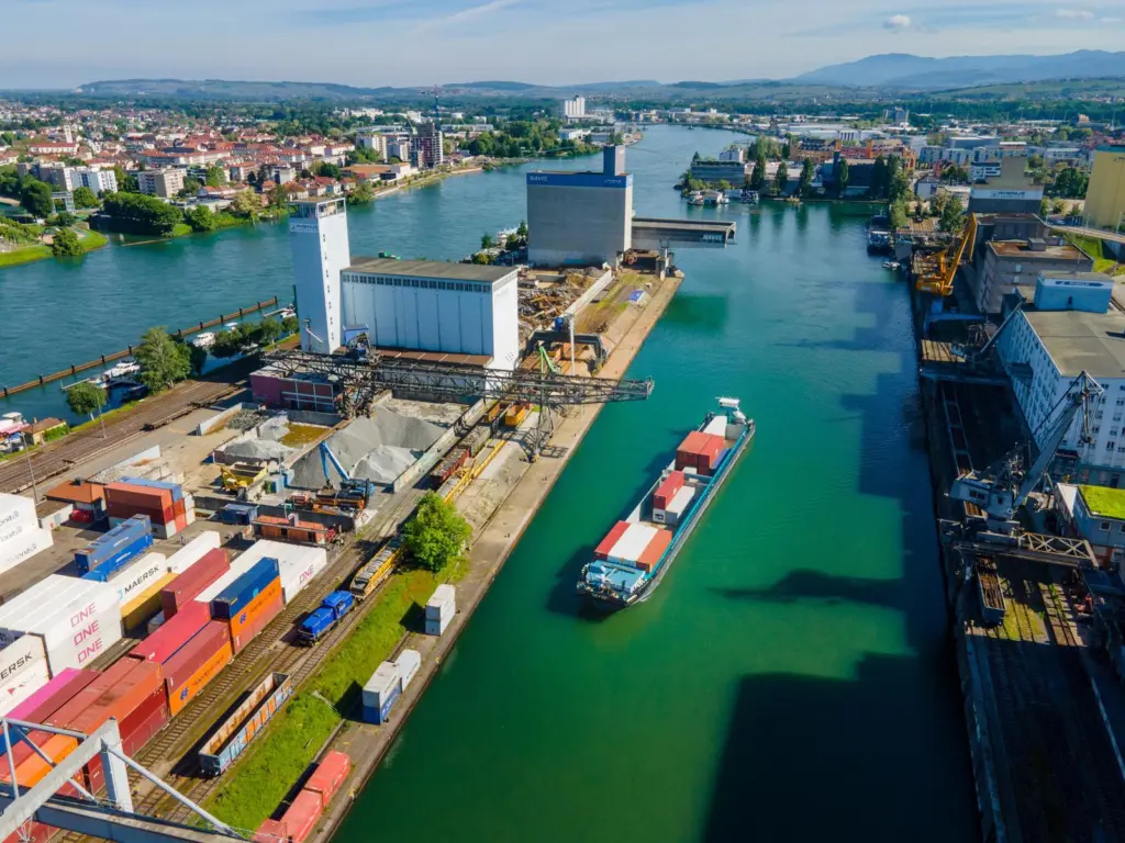 Port on the Rhine