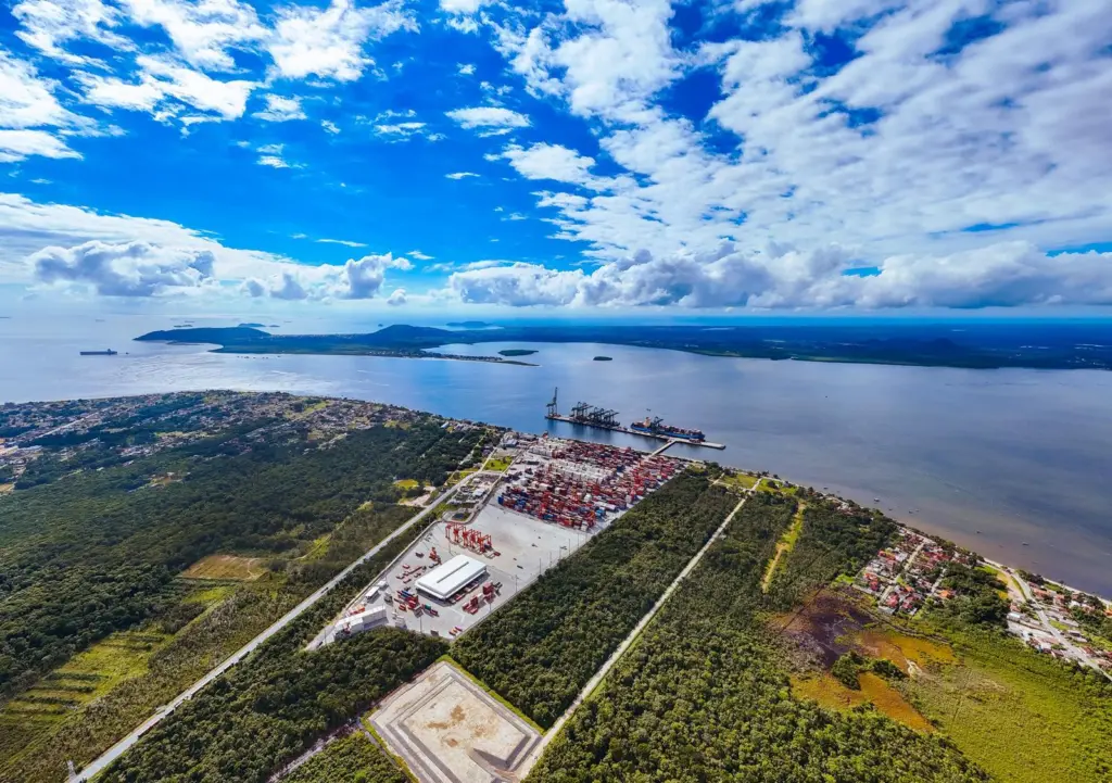 Porto Itapoá aerial shot