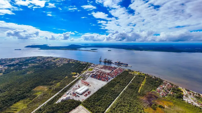 Porto Itapoá aerial shot