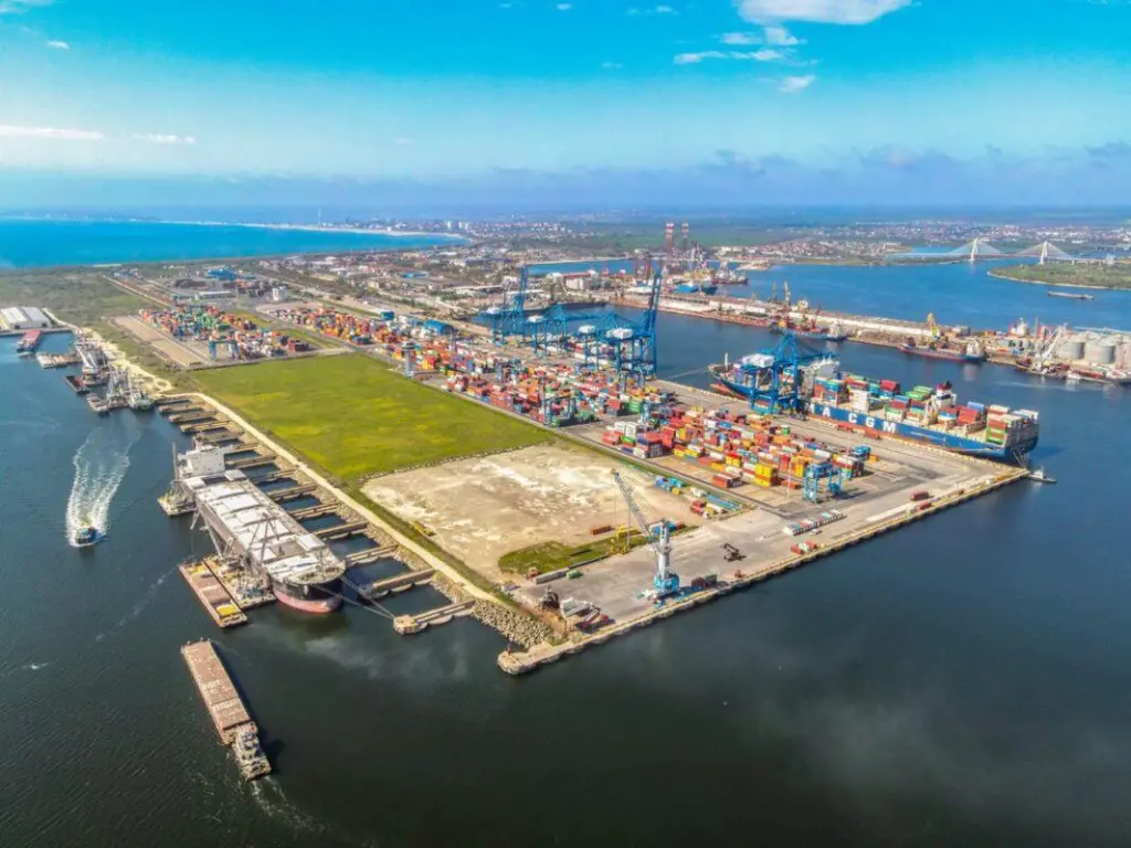 Port of Constanta in Romania