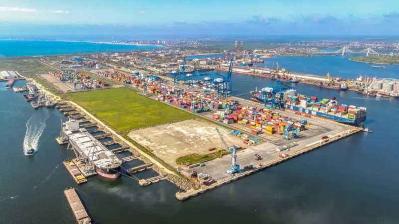 Port of Constanta in Romania