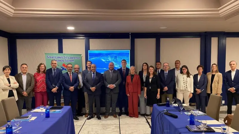 Representatives of both Great Lakes and the St. Lawrence Seaway, and Port Comunity of Bilbao
