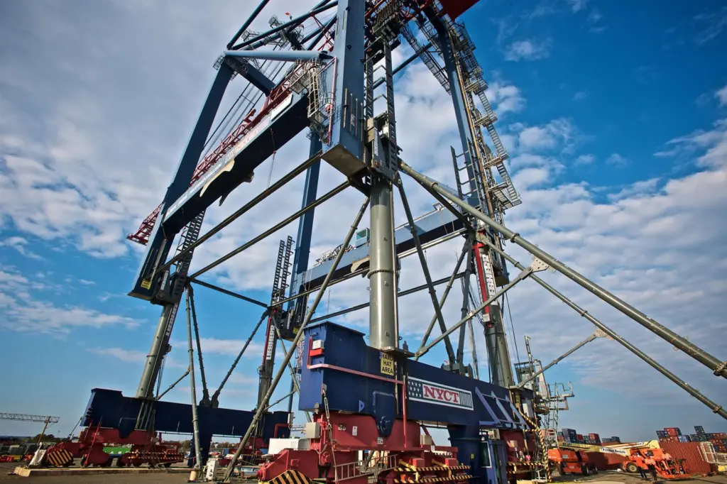 Liebherr STS crane at Port Liberty, New York