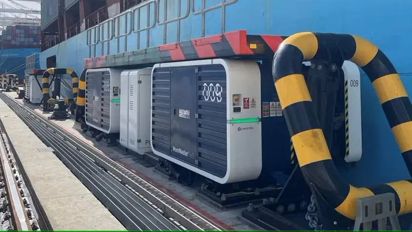 The MoorMaster system at DP World San Antonio in Chile
