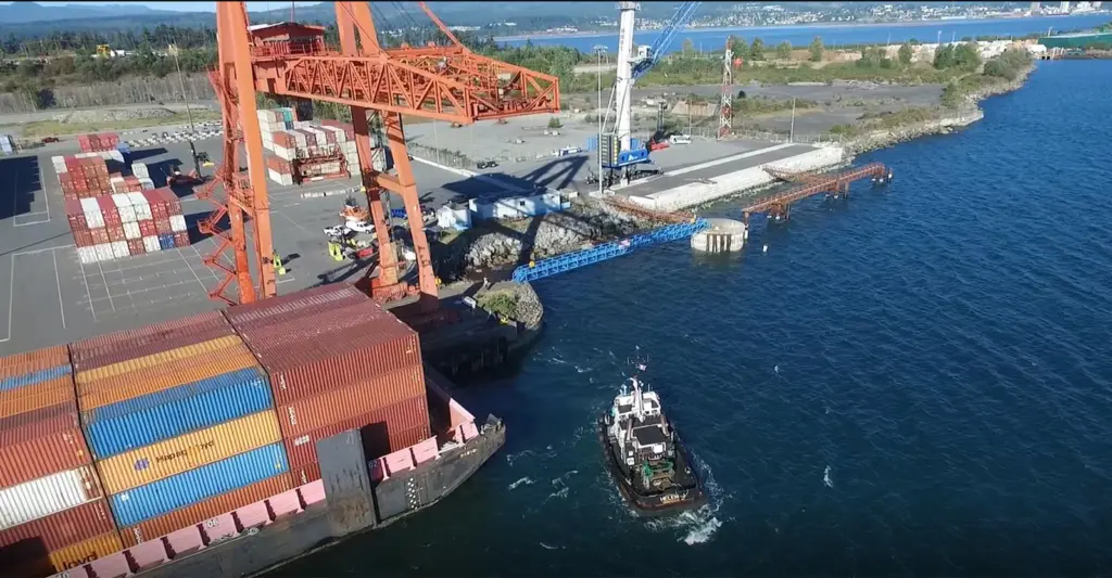 Port of Nanaimo on Vancouver Island, Canada