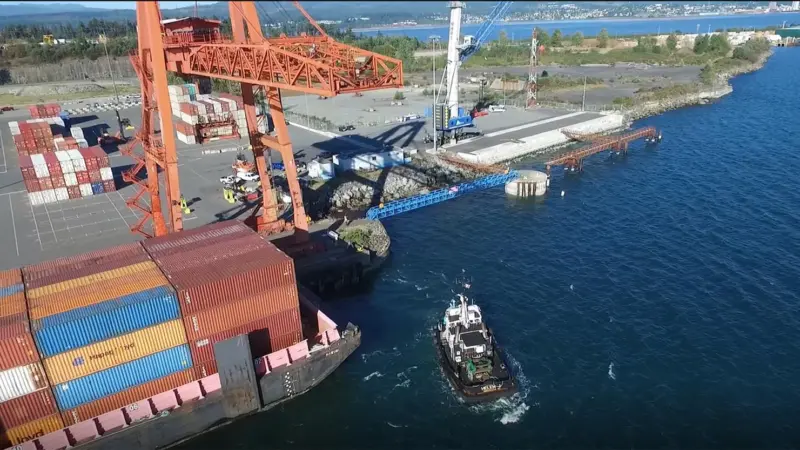 Port of Nanaimo on Vancouver Island, Canada
