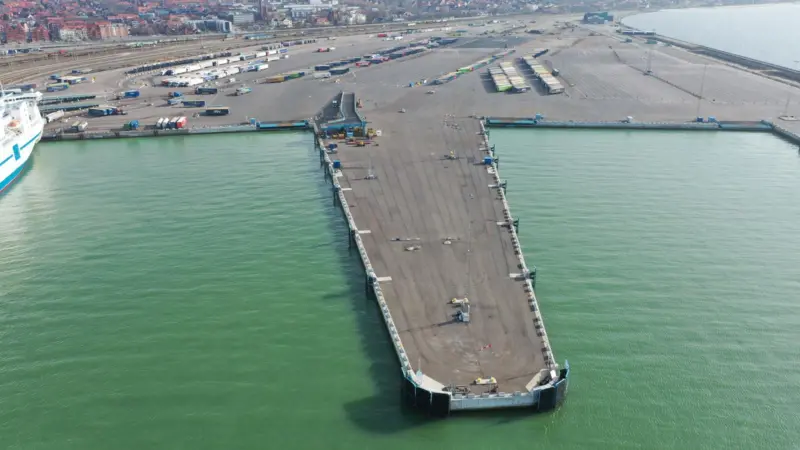 The SFT pile fenders at the Port of Trelleborg