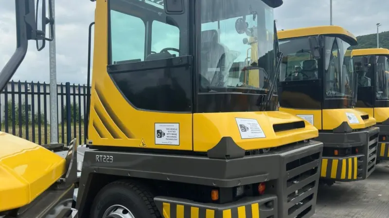 Terminal tractor at Rosslare Europort