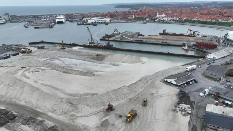 Port of Roenne, Denmark