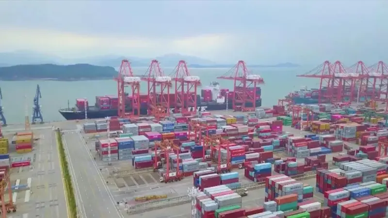 Hairun container terminal at Xiamen Port