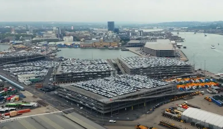 The image shows an overhead shot of ABP Southampton
