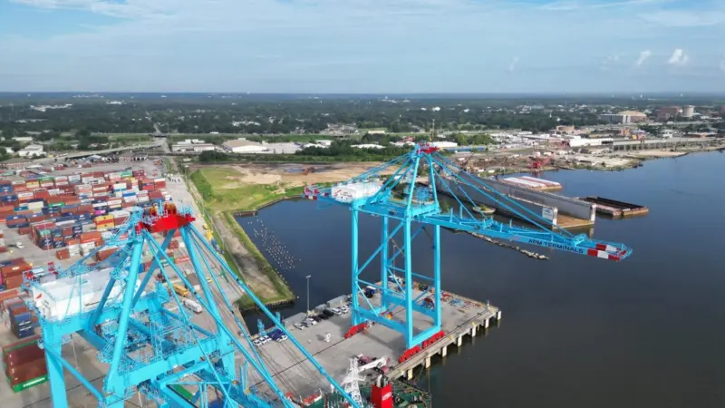 APM Terminals Mobile aerial shot