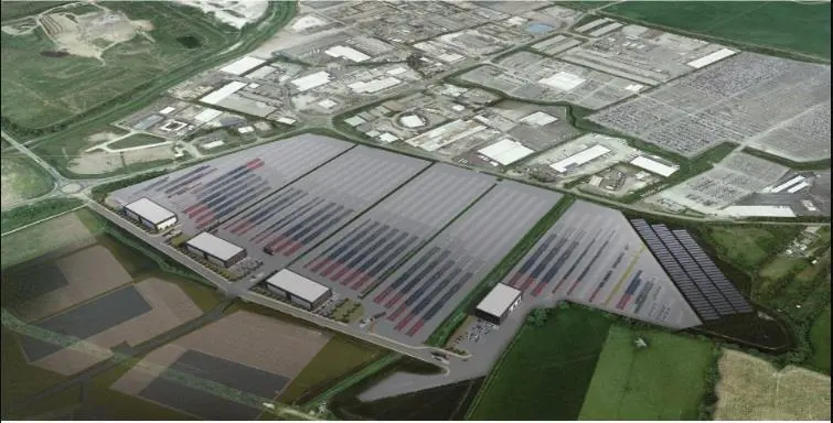 CGI of development at Stallingborough Interchange in Humber