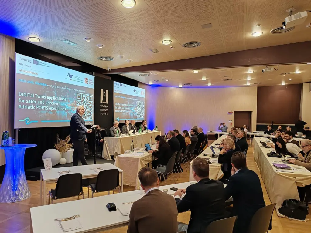 A cybersecurity training session aimed at Adriatic ports officials