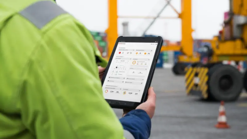 YourKONECRANES being used at Port of Klaipeda