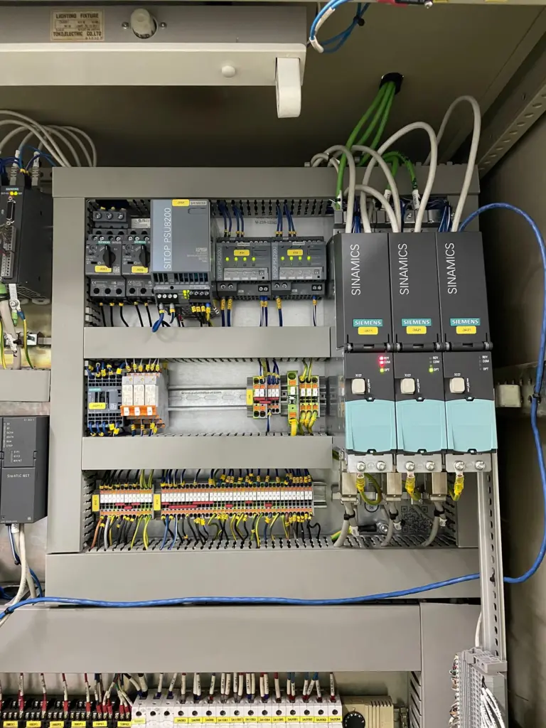 Circuit board inside a crane