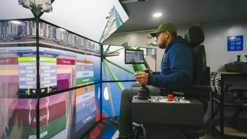 Crane simulator