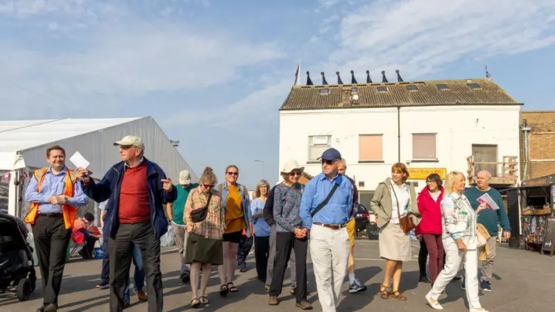 A guided tour of the Port of Grimsby