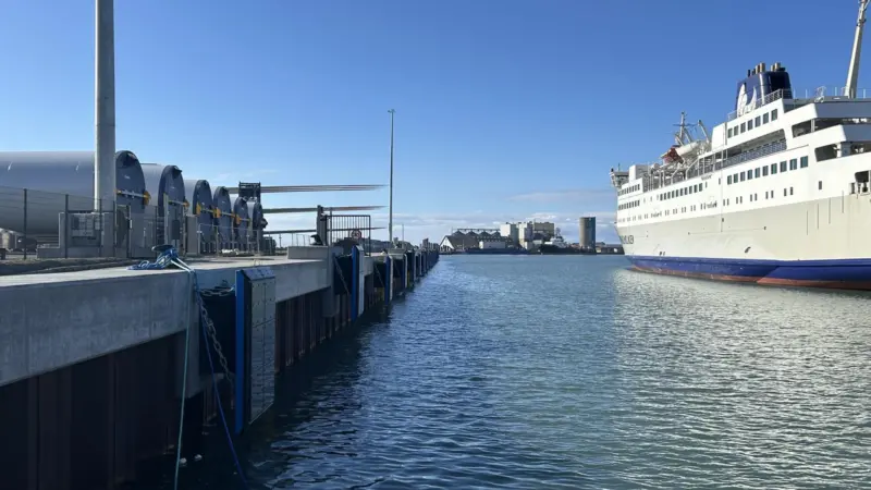 SFT element fenders at the Port of Roenne