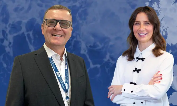 Paul Litten, ABP head of commercial, Humber and Lex Hanham, ABP head of commercial, Wales and short sea port