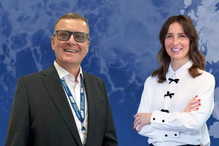 Paul Litten, ABP head of commercial, Humber and Lex Hanham, ABP head of commercial, Wales and short sea port