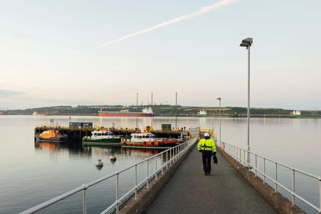 The Port of Milford Haven’s jetty is undergoing major upgrades