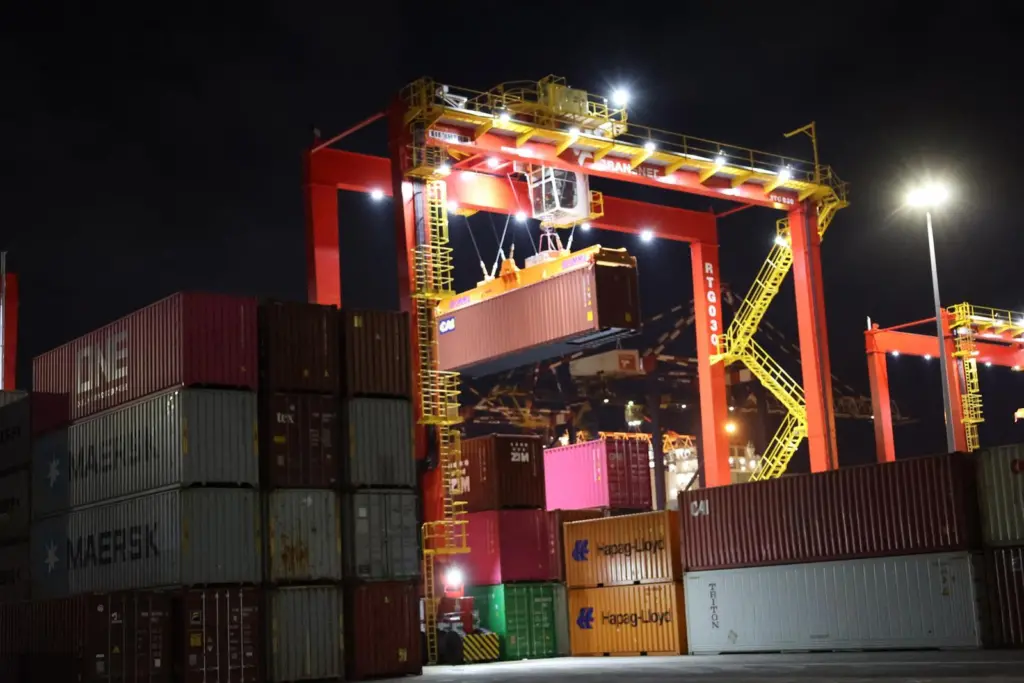 Liebherr crane at Durban