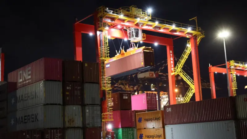 Liebherr crane at Durban