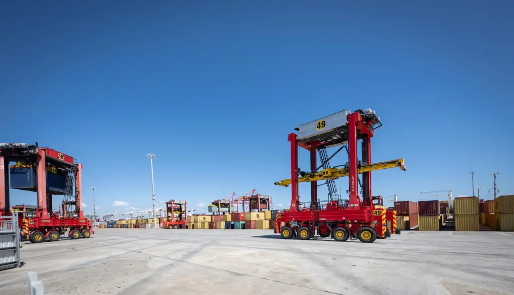 Kalmar AutoStrad at Patrick Terminals Brisbane