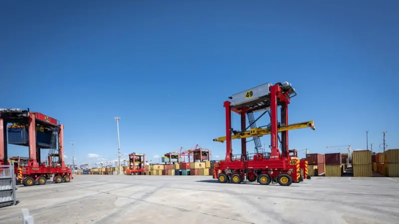 Kalmar AutoStrad at Patrick Terminals Brisbane
