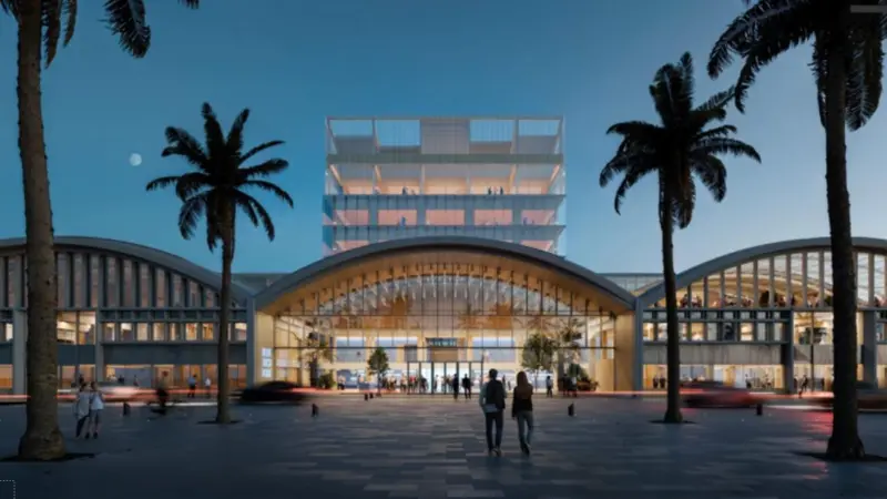 Impression of the BlueTechPort at the Port of Barcelona