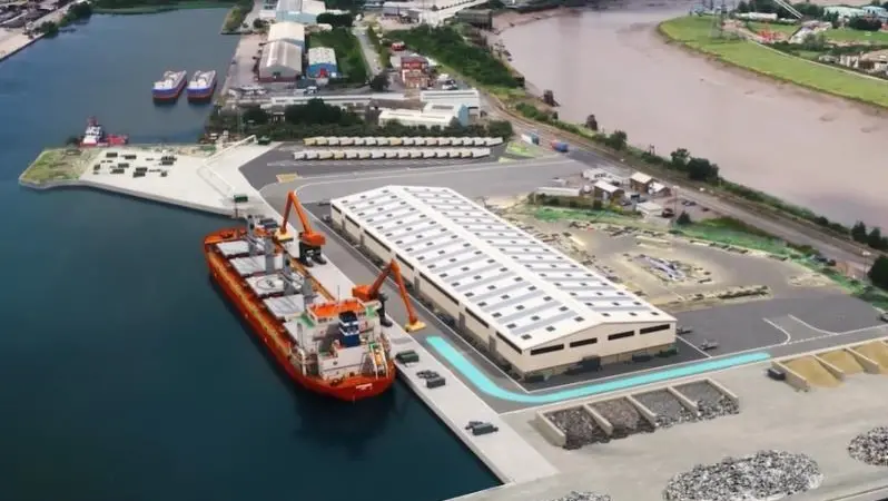 An ABP visualisation of Middle Quay at Port of Newport