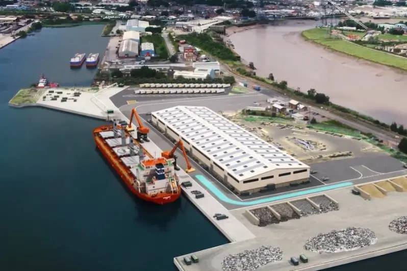 An ABP visualisation of Middle Quay at Port of Newport