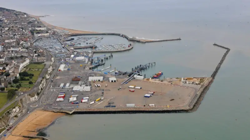 Ramsgate Port from the air