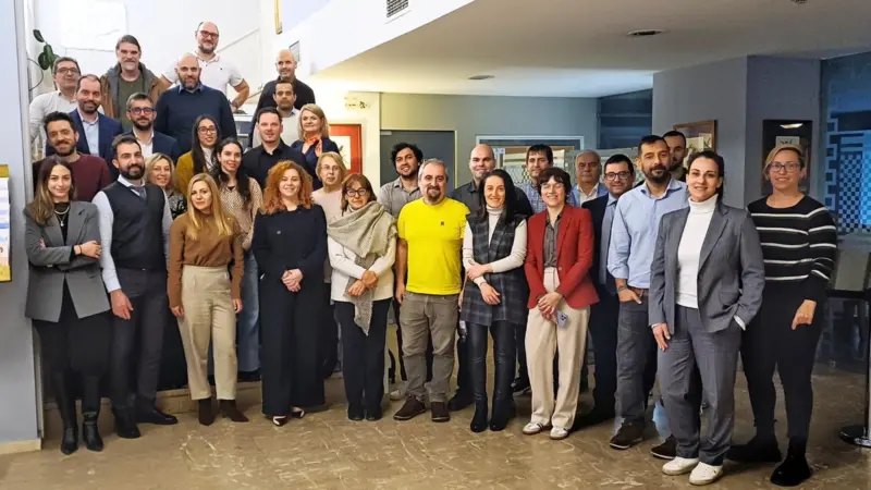 Members of the DETANGLE consortium at the project's kick-off meeting in Athens