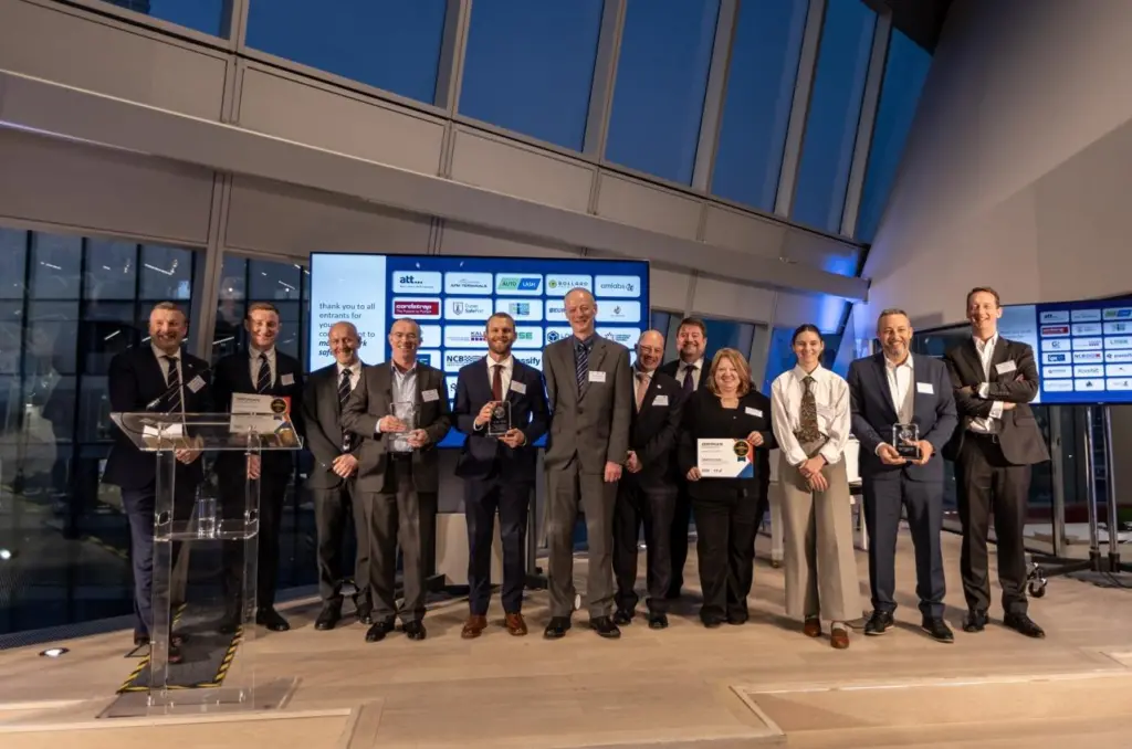 Winners at the TT Club safety awards