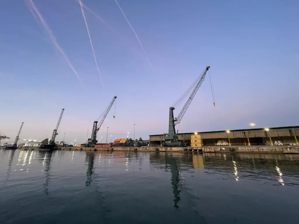 Cranes at the Príncep d’Espanya wharf, Port of Barcelona