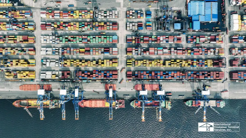 Aerial shot of NorthPort in Manila