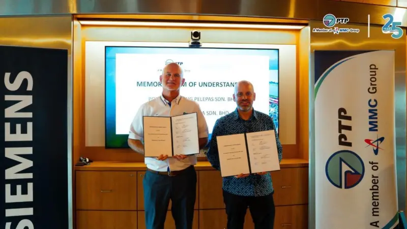 PTP and Siemens at the MoU signing ceremony