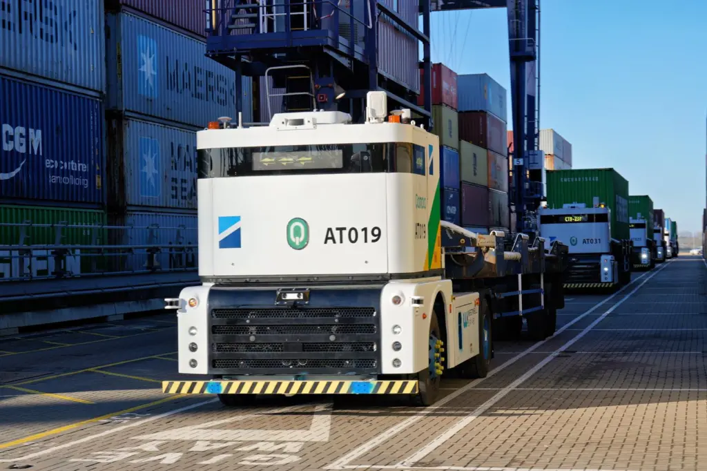 The third batch of ATs pictured at the port