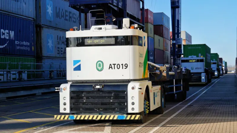 The third batch of ATs pictured at the port