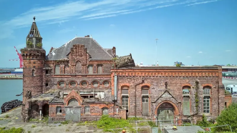 Langton Dock Pumphouse before restoration