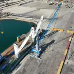 Mobile harbour crane at the Port of Tartous