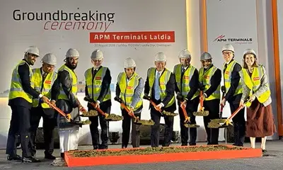 Groundbreaking ceremony at Laldia terminal in Bangladesh