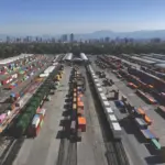 Rail terminal in Mexico City