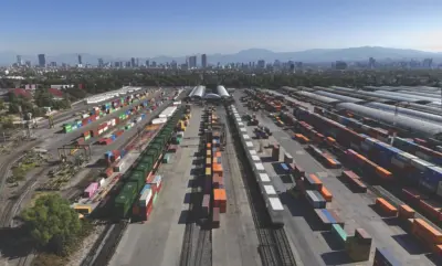 Rail terminal in Mexico City